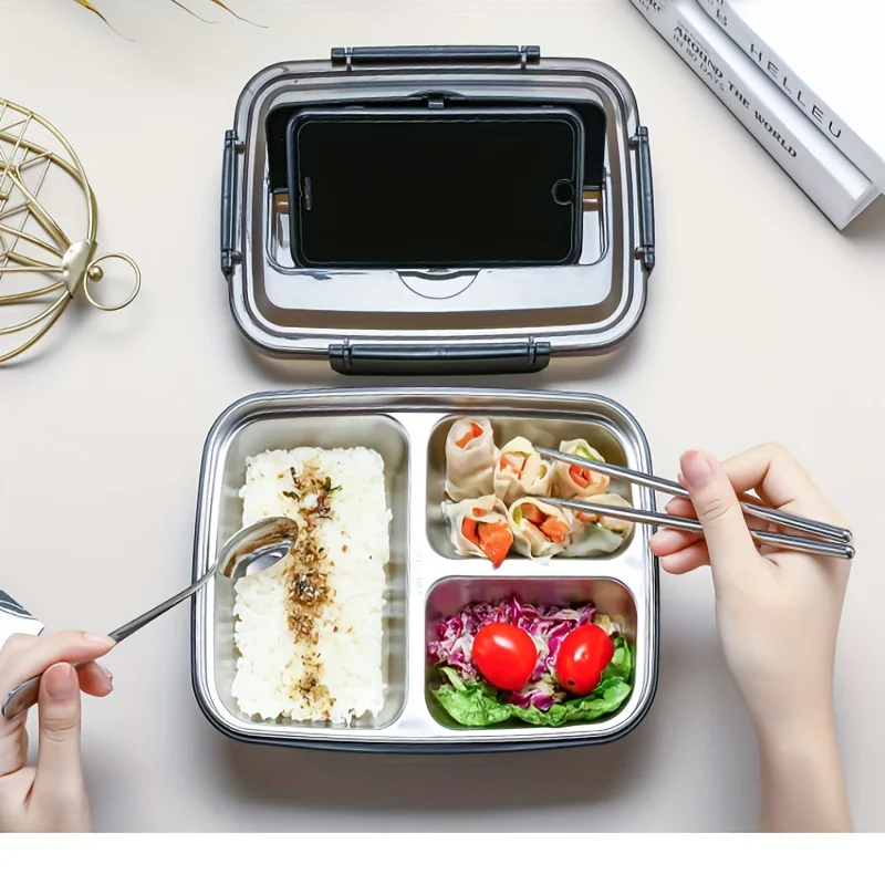 Meal Prep Lunch - Recipiente Bento Fácil de Limpar para
