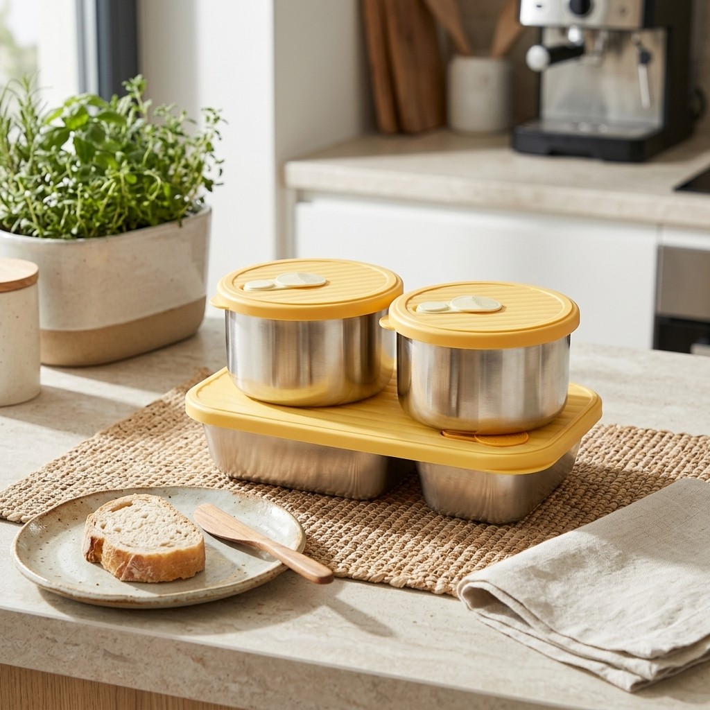 Meal Prep Lunch - Conjunto de Caixas de Almoço em
