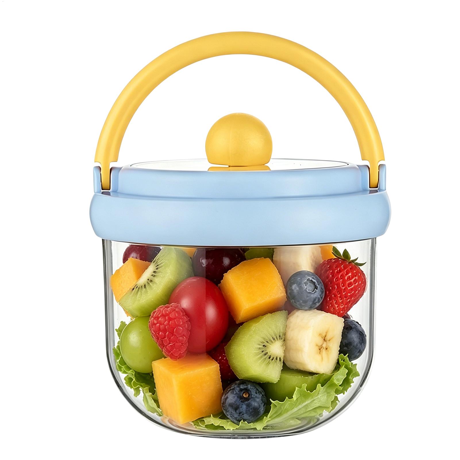 Meal Prep Jar Salad - Recipiente de Salada para Viagem de