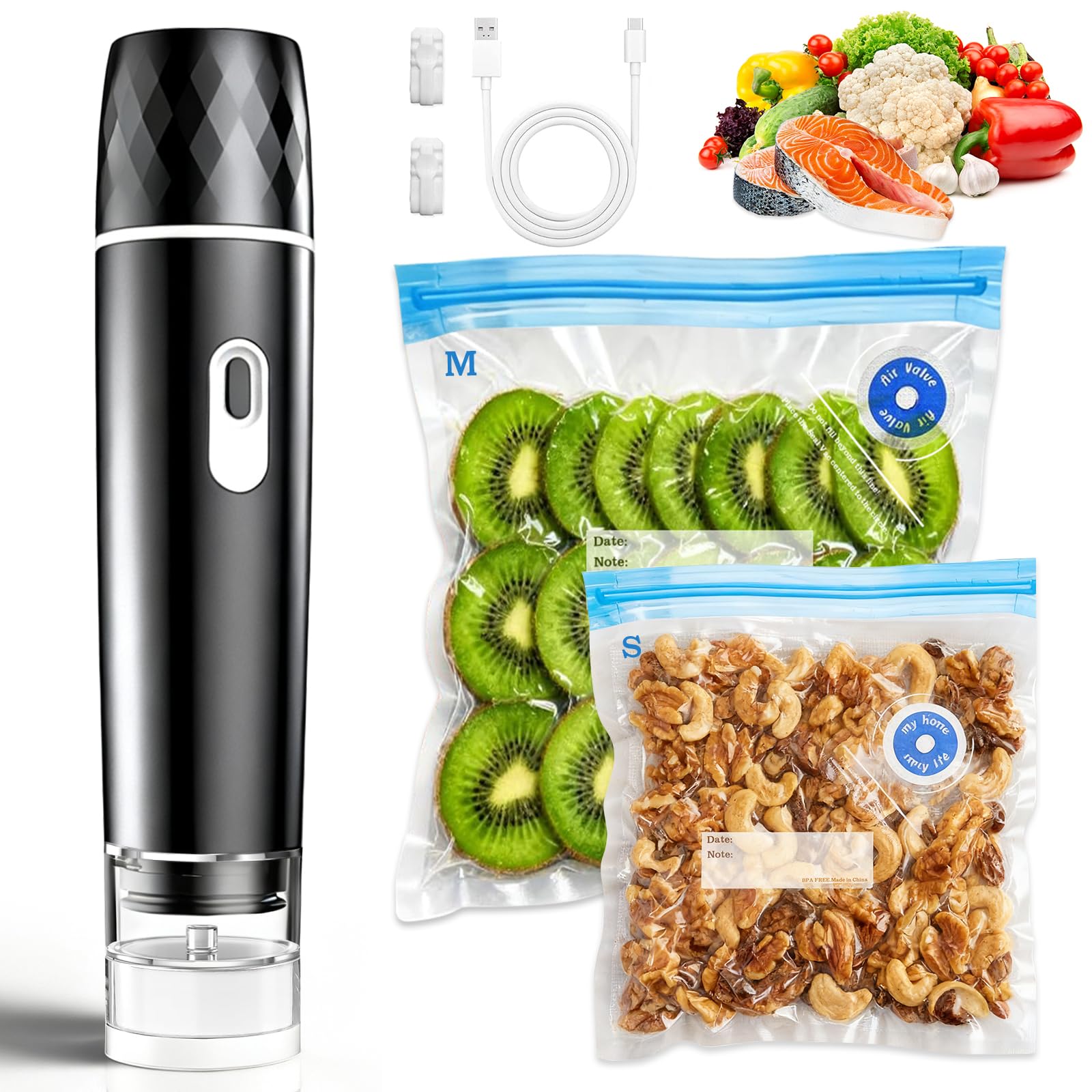 Meal Prep App - Seladora a Vácuo de Alimentos, Máquina