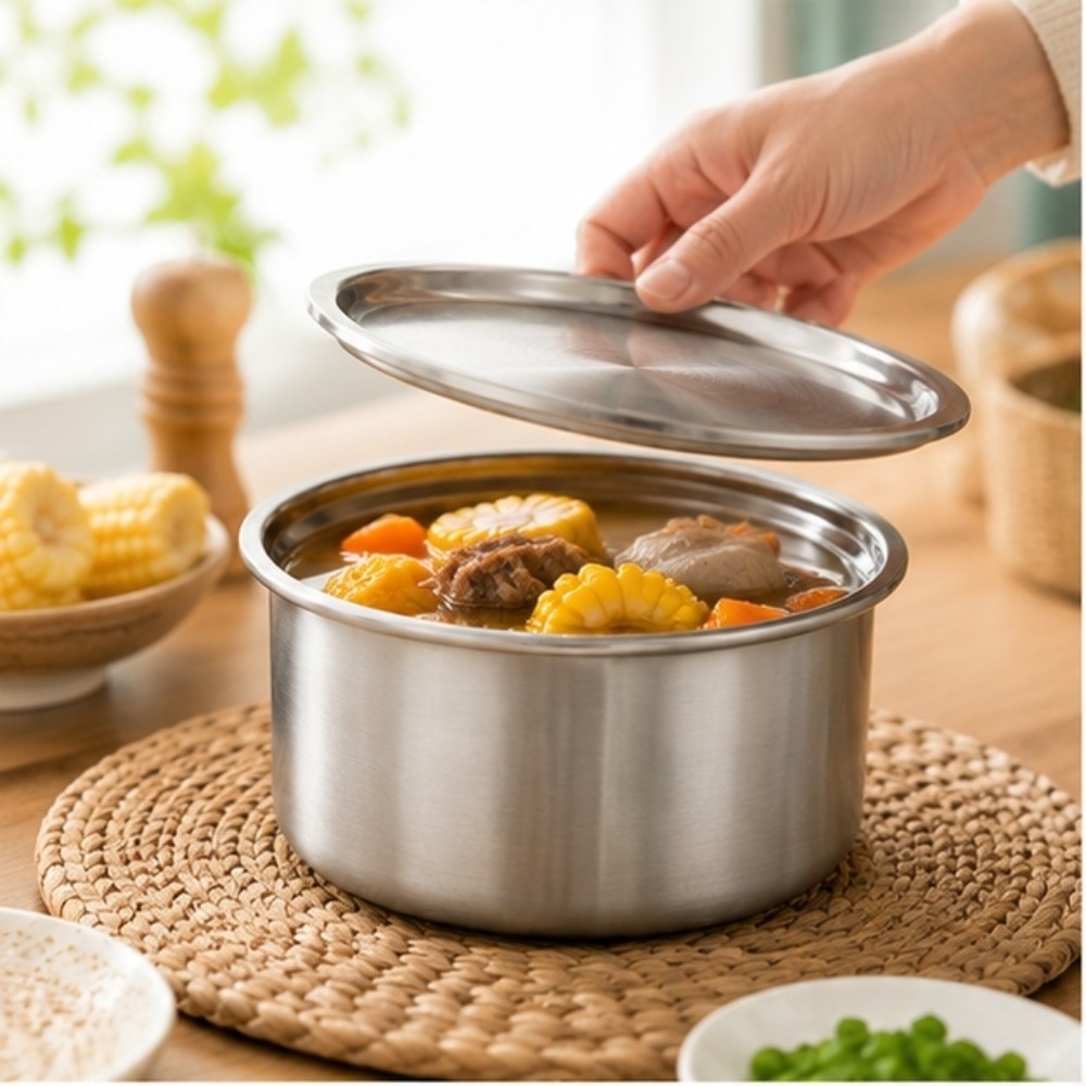 Meal Prep Container - Tigela Ramekin Aço Inox 304 com