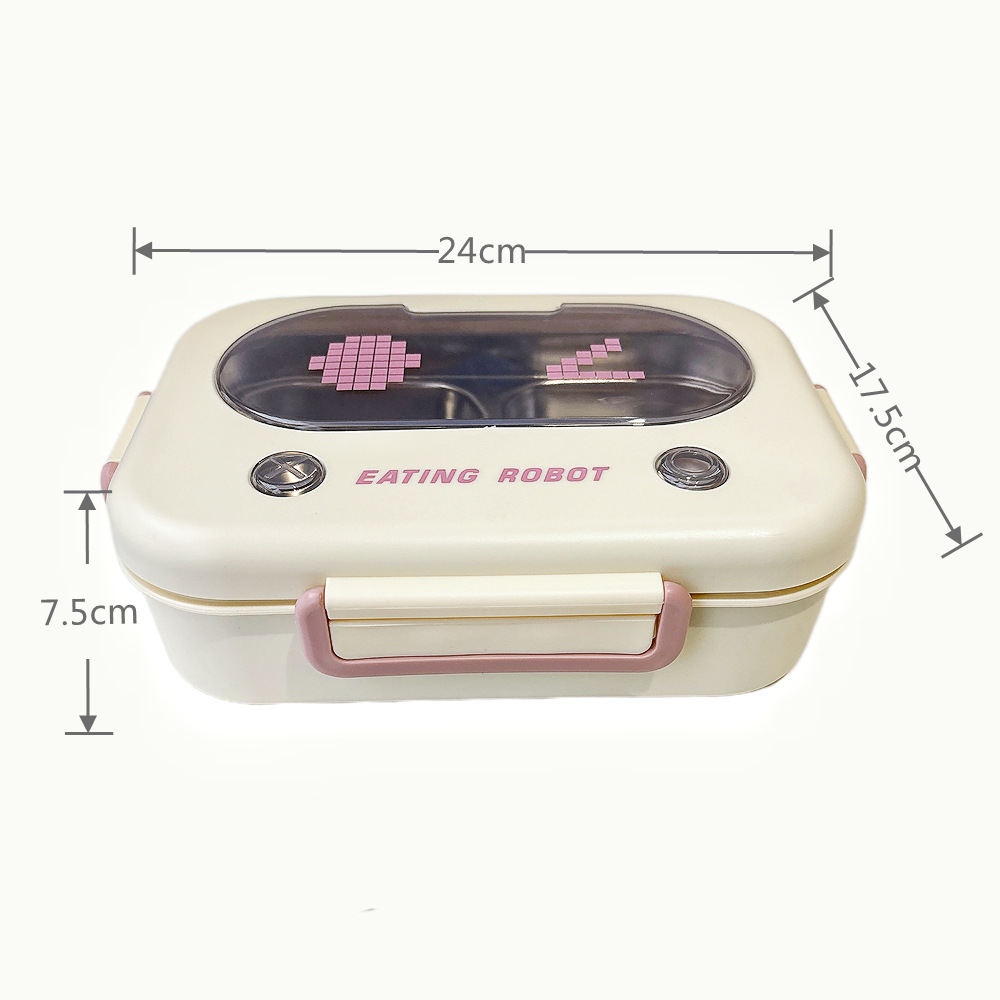 Meal Prep Lunch - Caixa térmica de aço inoxidável, recipiente