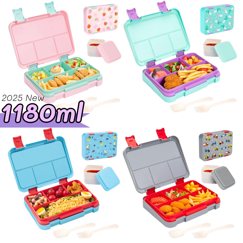 Meal Prep Lunch - 40oz padrão dos desenhos animados bento