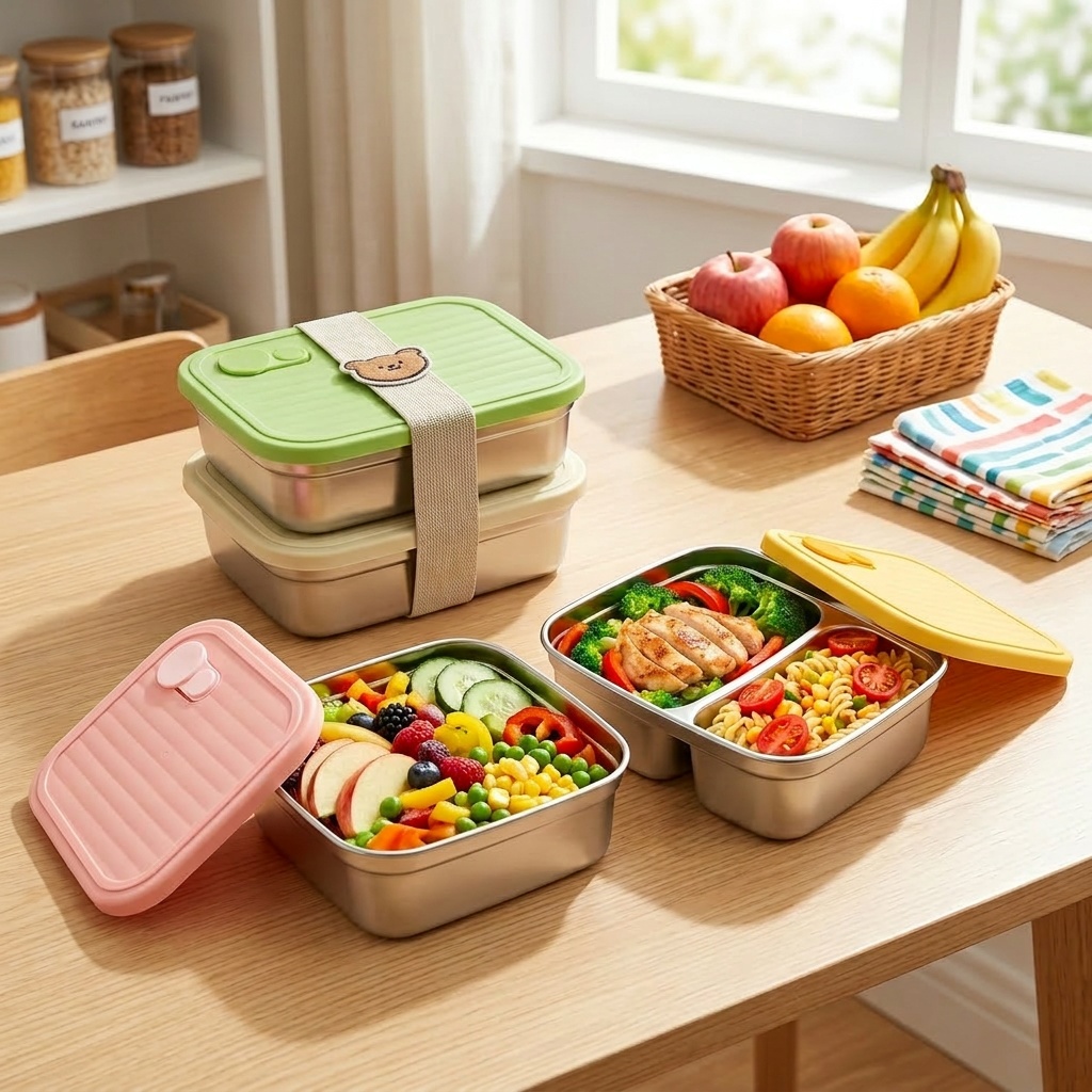 Meal Prep Meal Ideas - Marmita de Aço Inoxidável 304 para