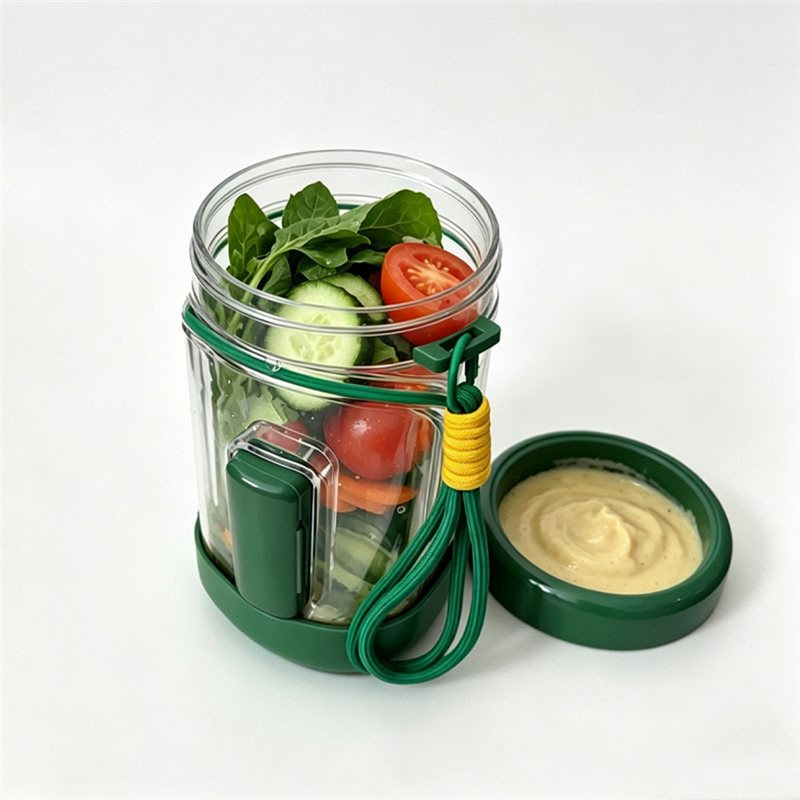AT02-Para Preparação de Refeiç - Meal Prep Jar Salad avaliação e preço
