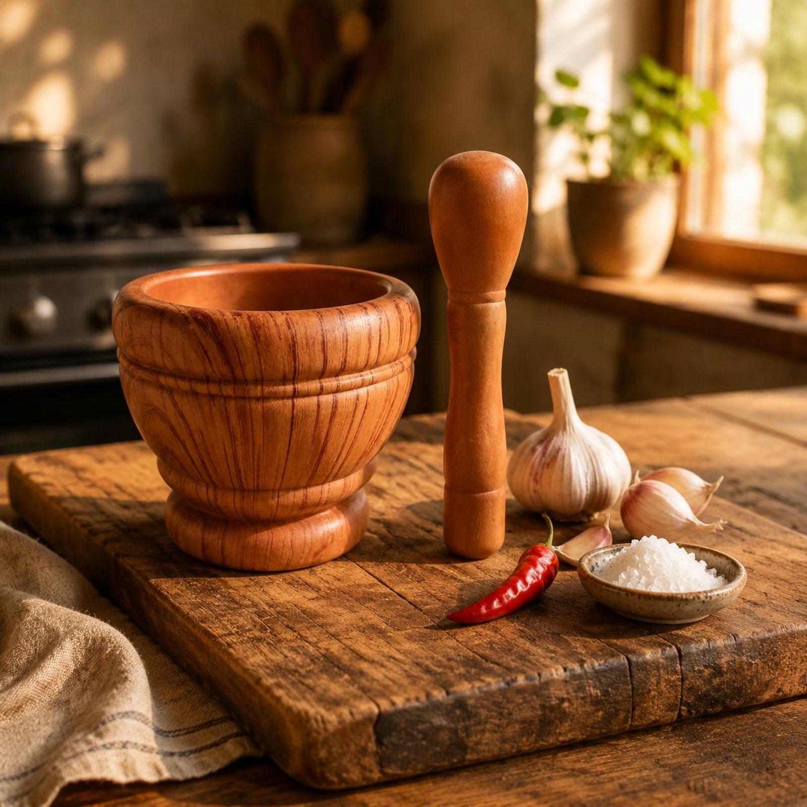 Pilão e Morteiro de Cozinha em - Meal Prep Manual avaliação e preço