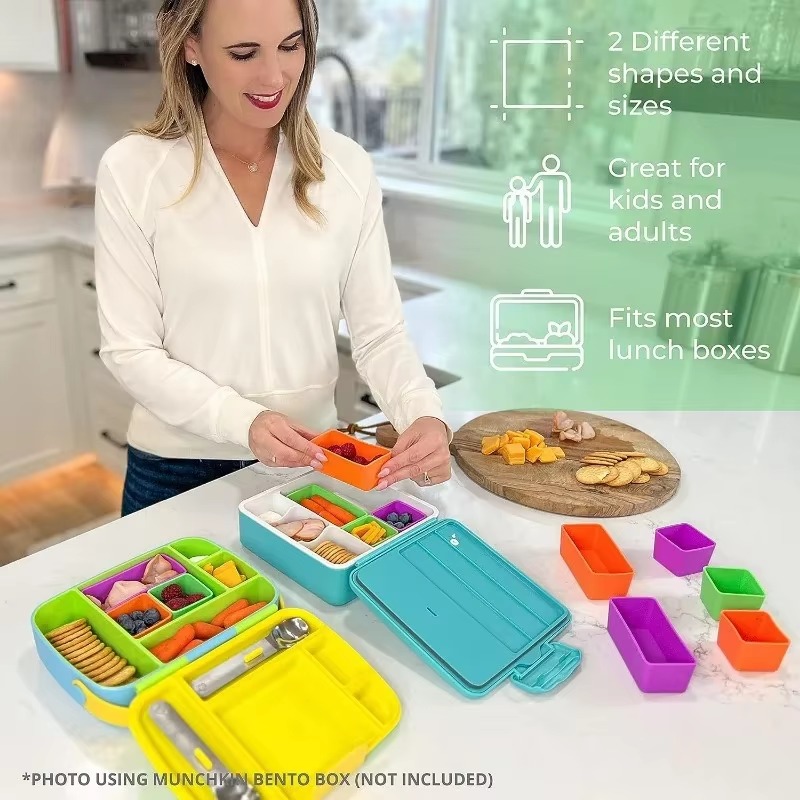 Divisores de caixa de comida d - Meal Prep Box avaliação e preço