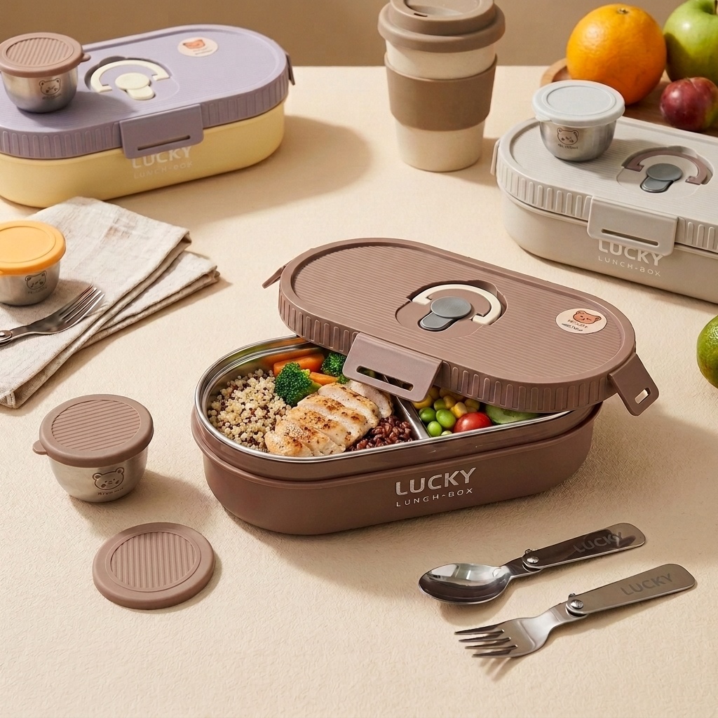 Caixa Bento de Aço Inoxidável  - Meal Prep Meal Ideas avaliação e preço
