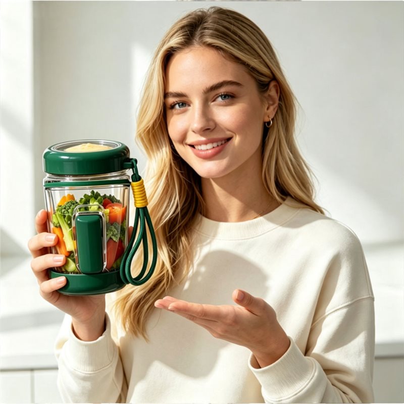 AAAN – Para preparação de refe - Meal Prep Jar Salad avaliação e preço