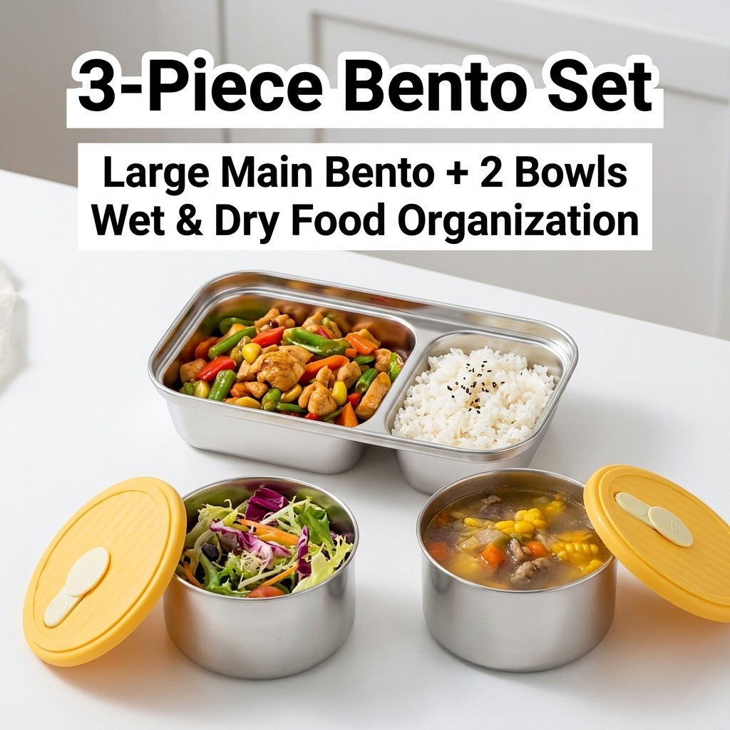 Conjunto de Caixas de Almoço e - Meal Prep Lunch avaliação e preço