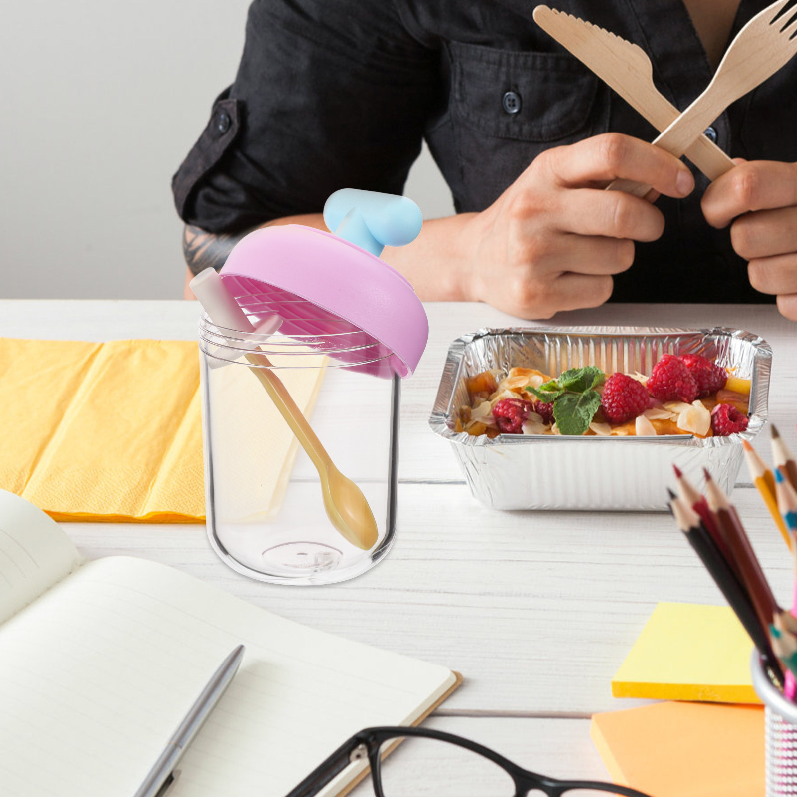 Copo de Salada Portátil de Dup - Meal Prep Jar Salad avaliação e preço