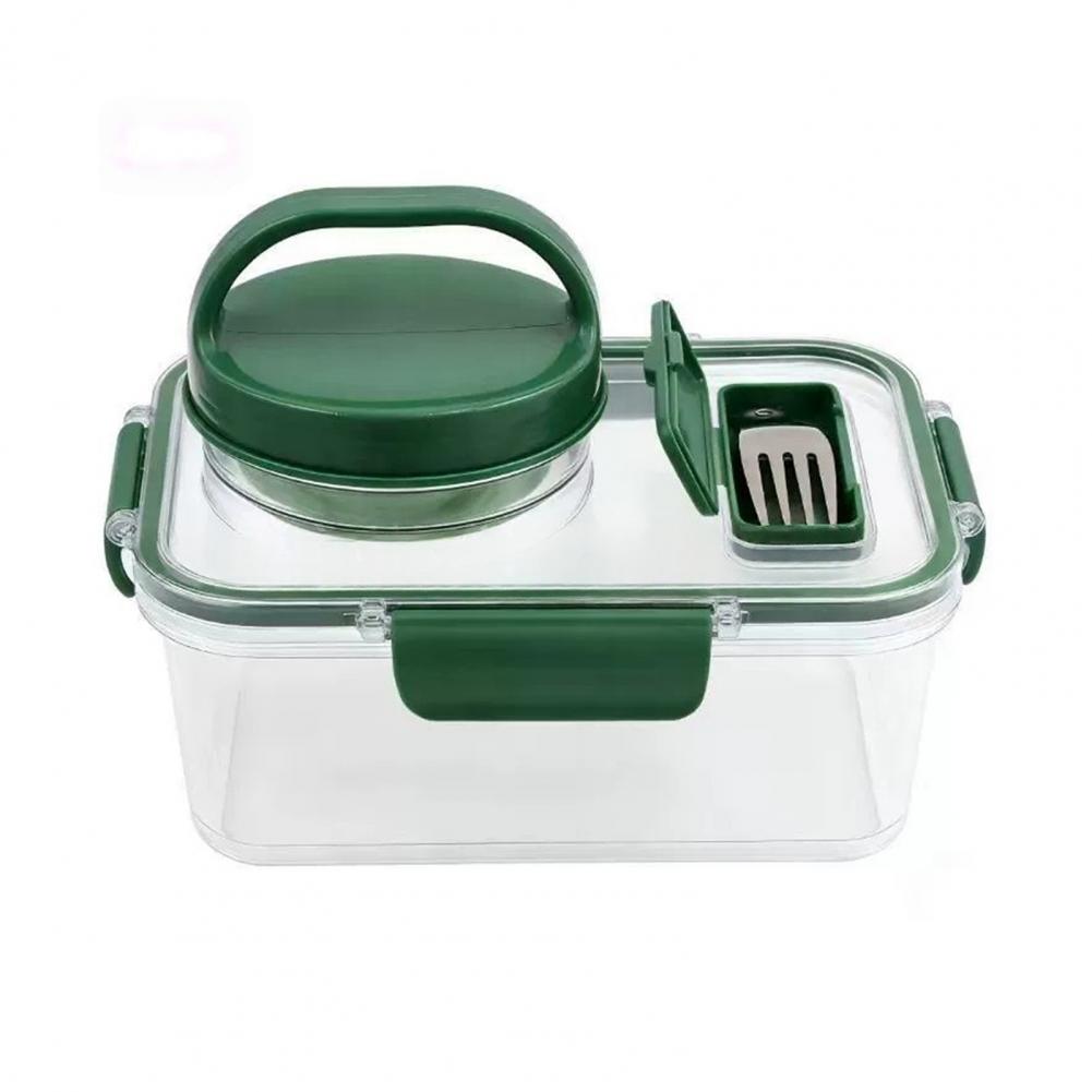 Kit 2 Potes Herméticos para Sa - Meal Prep Jar Salad avaliação e preço