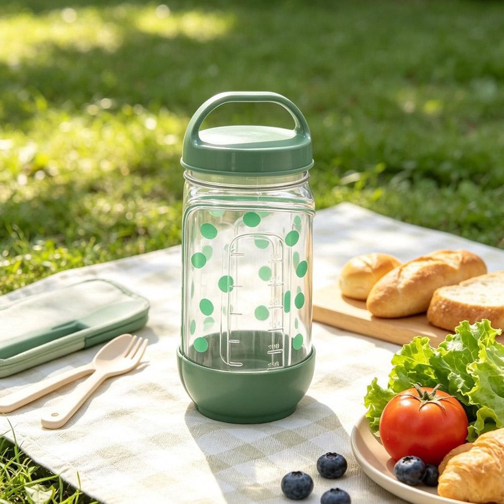 Copo para Salada, Garfo, Recip - Meal Prep Jar Salad avaliação e preço