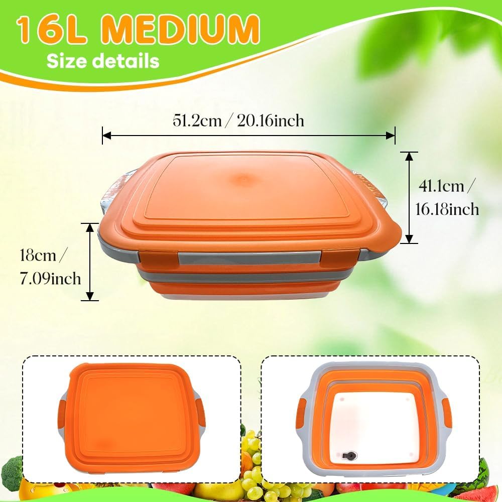 Bandeja Dobrável 3 em 1 para C - Meal Prep Cutting avaliação e preço
