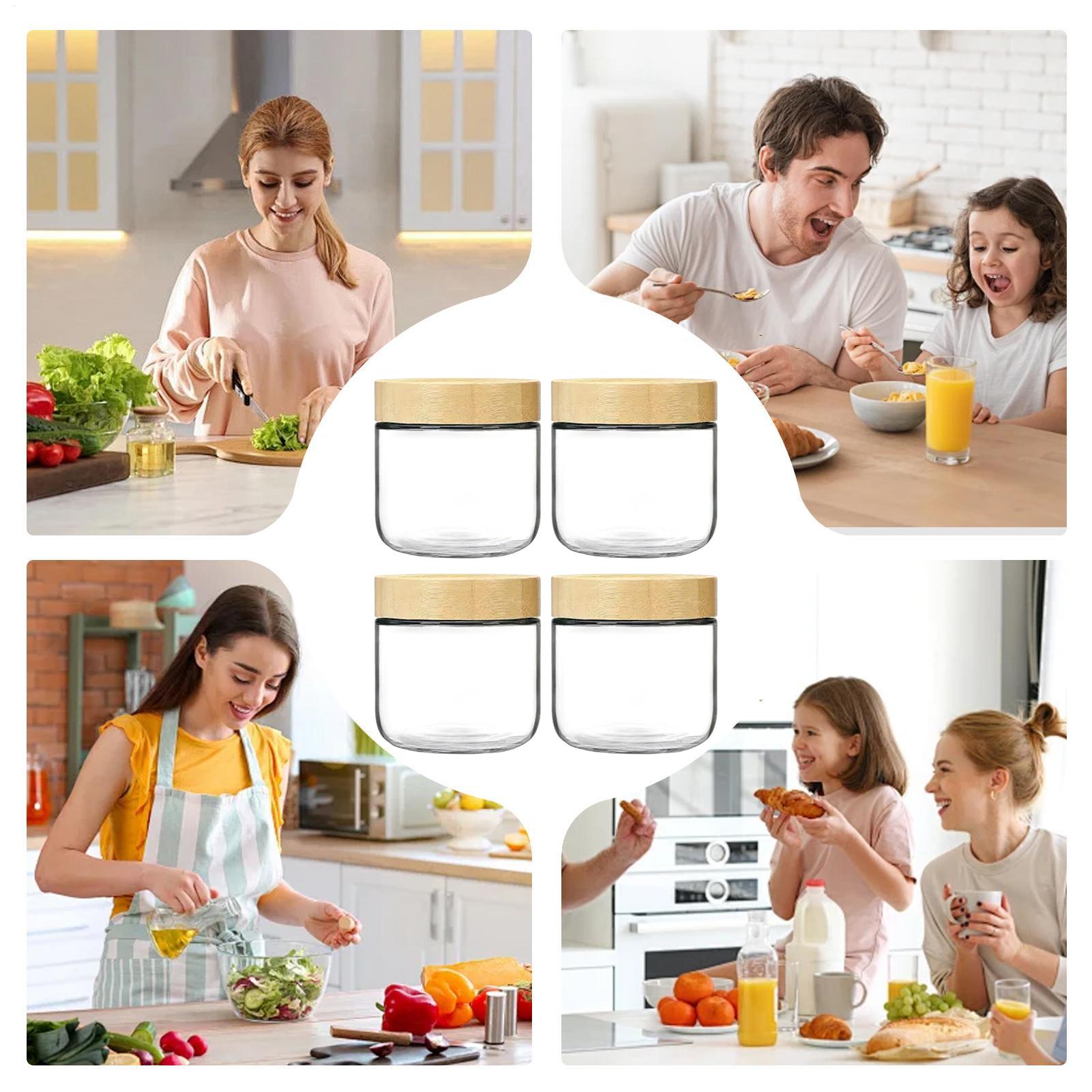 Potes de Vidro de Boca Larga p - Meal Prep Jar Salad avaliação e preço