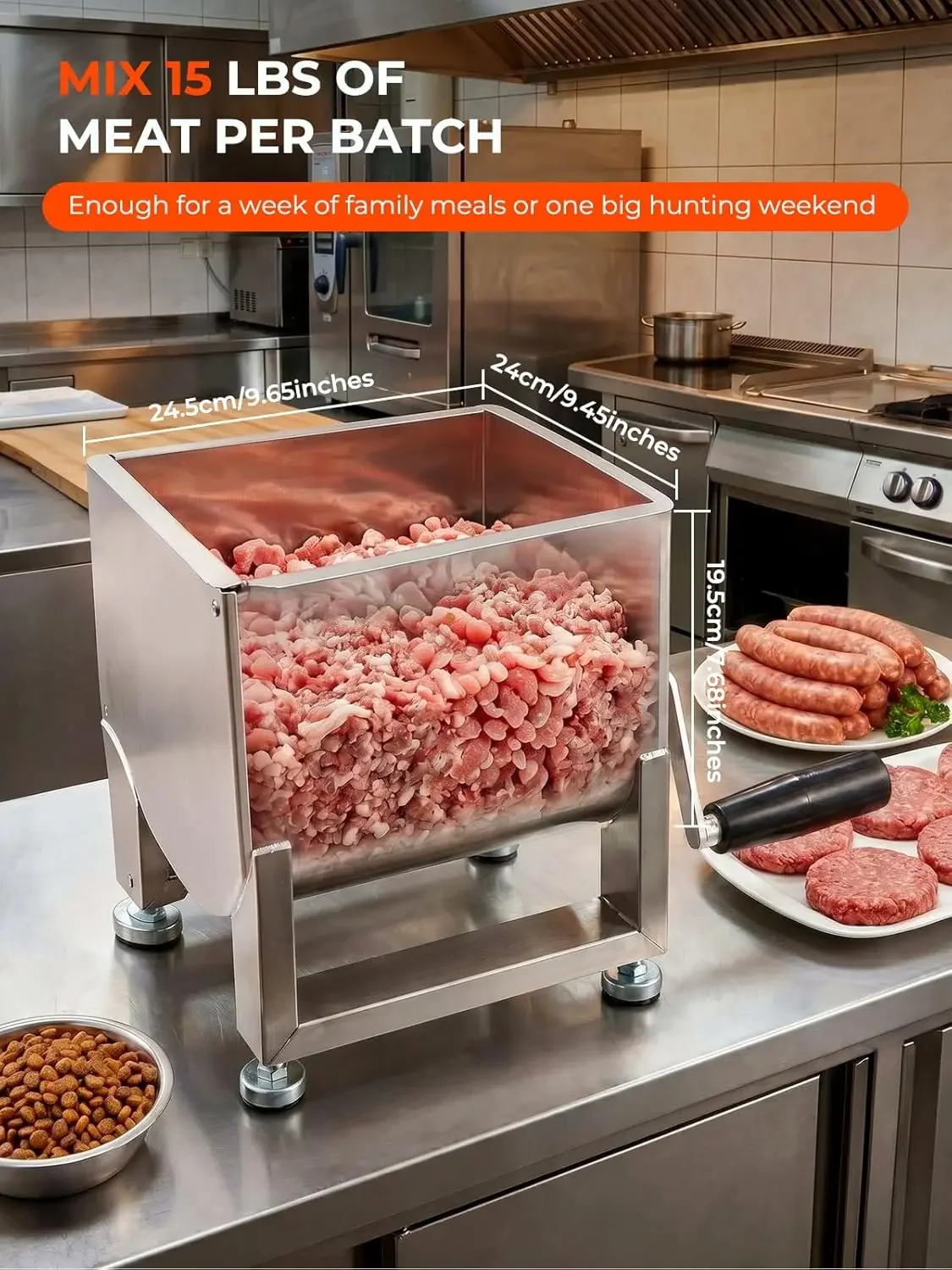 Misturador Manual de Carne em  - Meal Prep Manual avaliação e preço