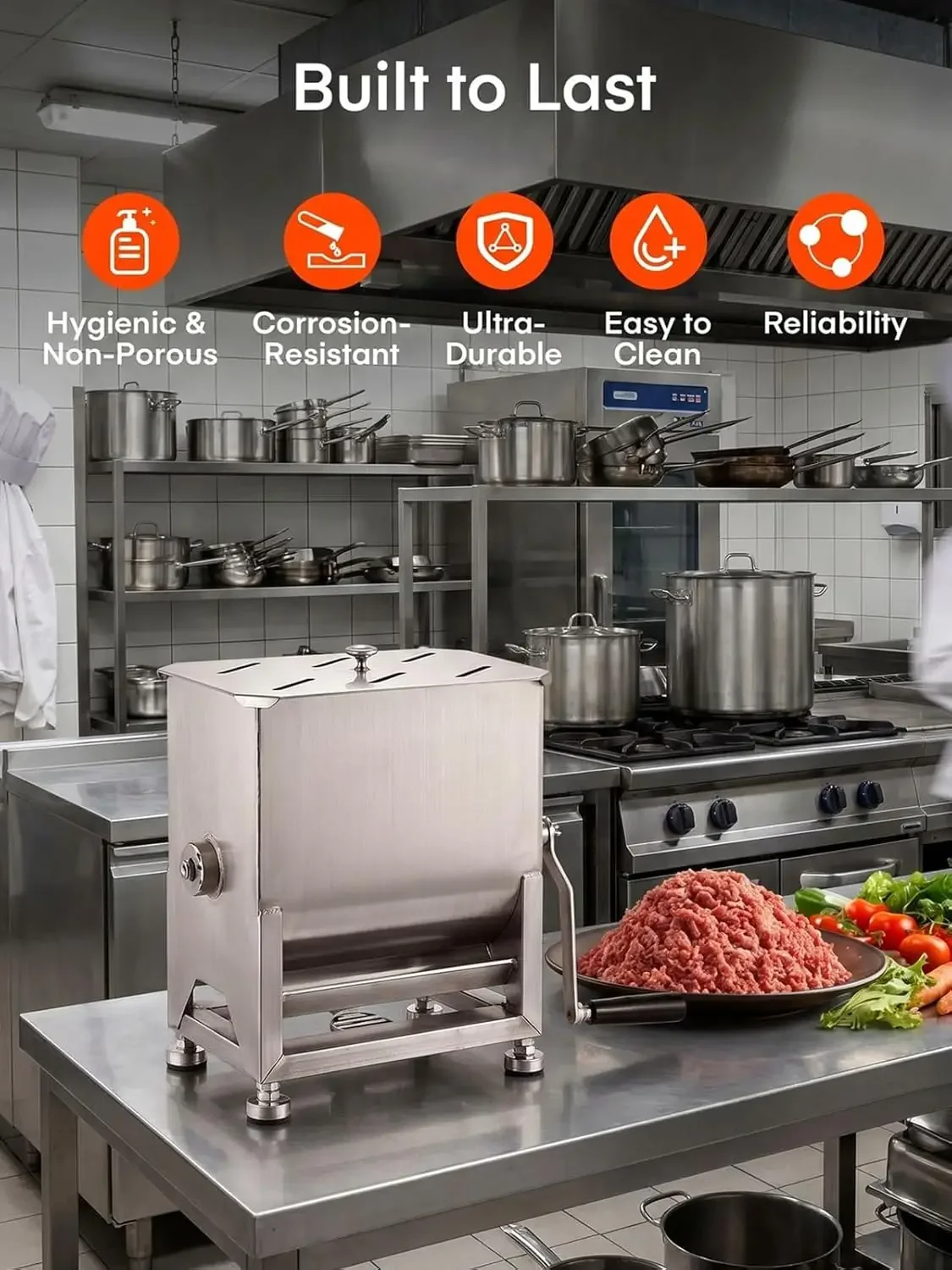 Misturador Manual de Carne em  - Meal Prep Manual avaliação e preço