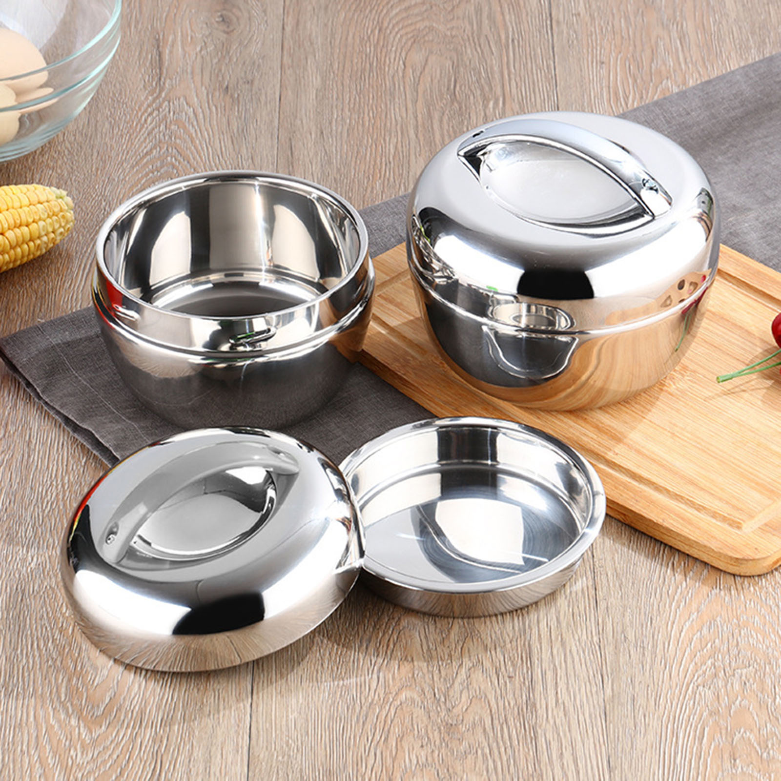 Garrafa térmica isolada de aço - Meal Prep Lunch avaliação e preço