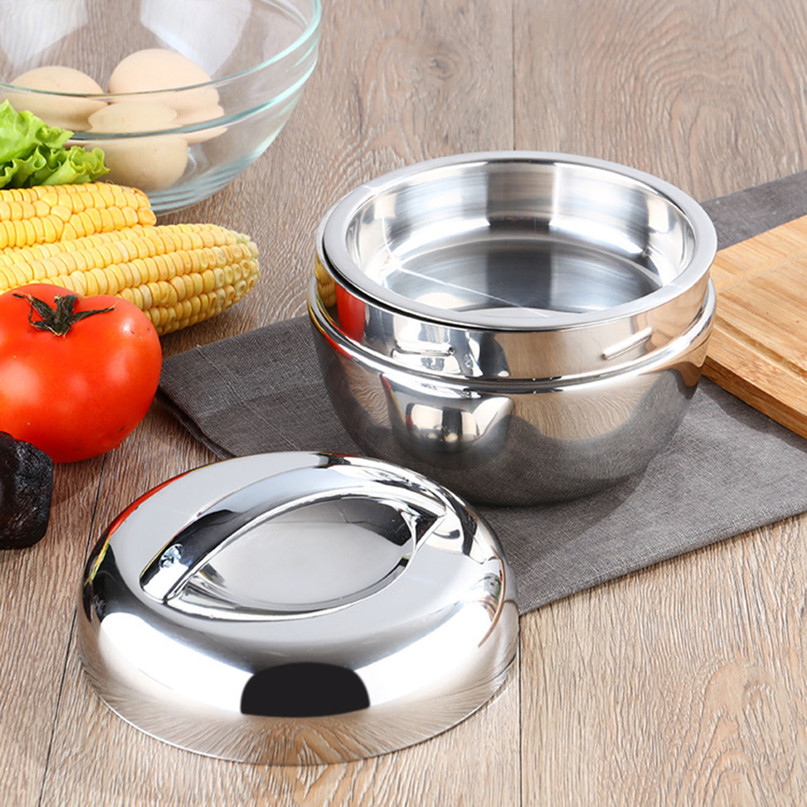 Garrafa térmica isolada de aço - Meal Prep Lunch avaliação e preço