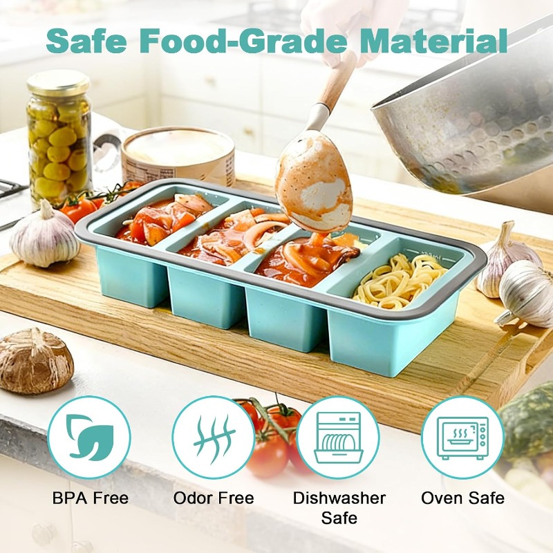 Formas de Silicone para Congel - Meal Prep Container avaliação e preço
