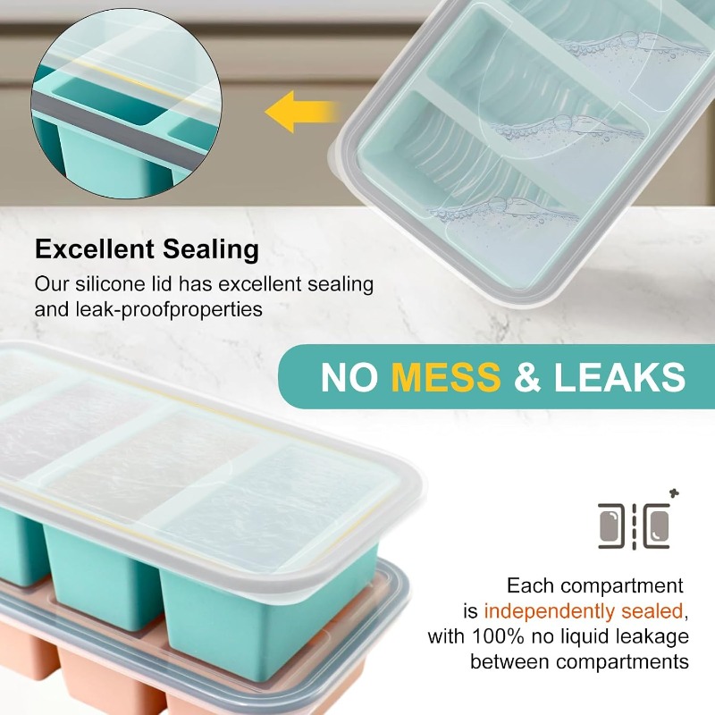 Formas de Silicone para Congel - Meal Prep Container avaliação e preço