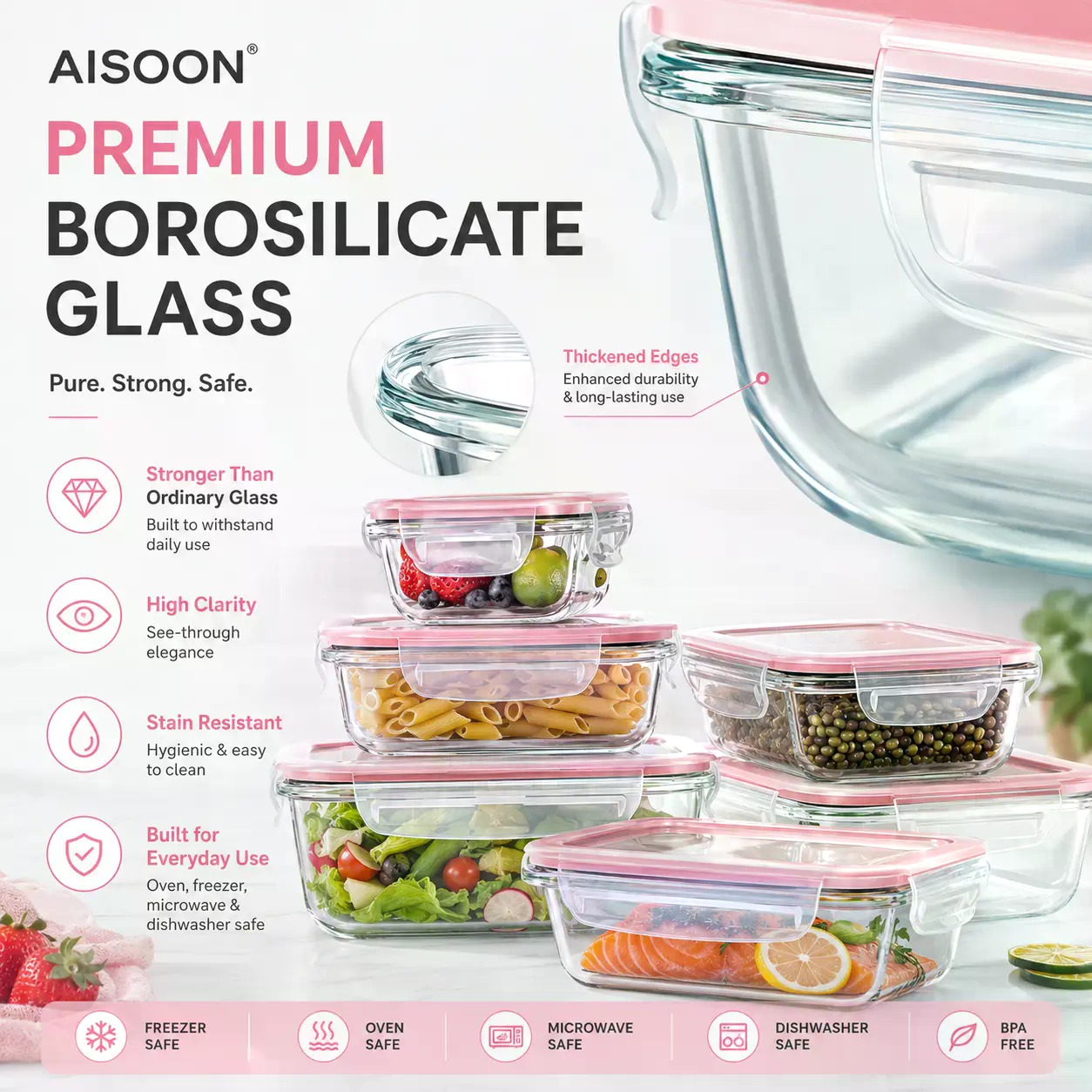 Conjunto de 12/8 recipientes e - Meal Prep Meal Ideas avaliação e preço