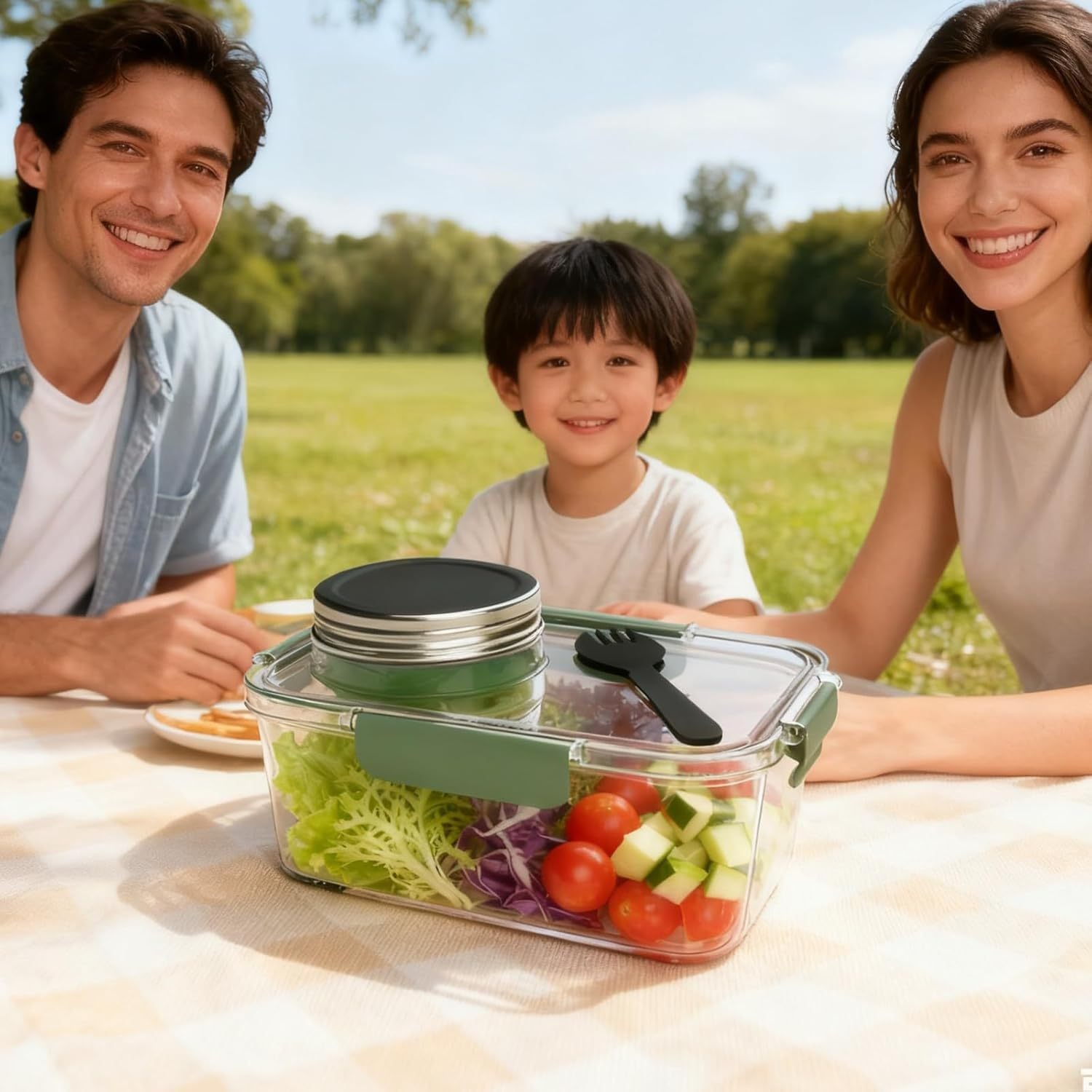 Jarra solar para armazenamento - Meal Prep Jar Salad avaliação e preço