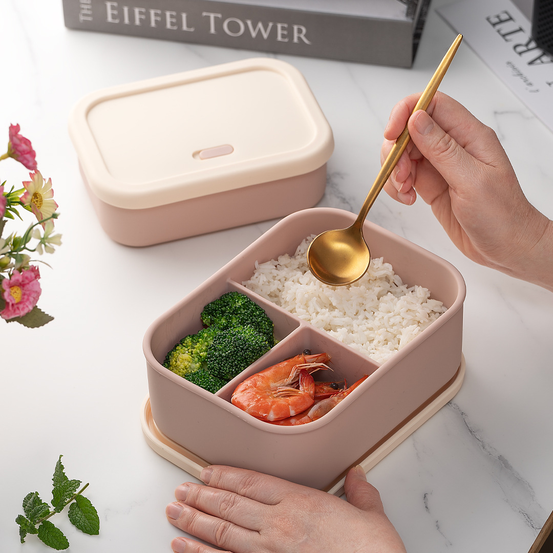 Caixa de Almoço de Silicone de - Meal Prep Meal Ideas avaliação e preço