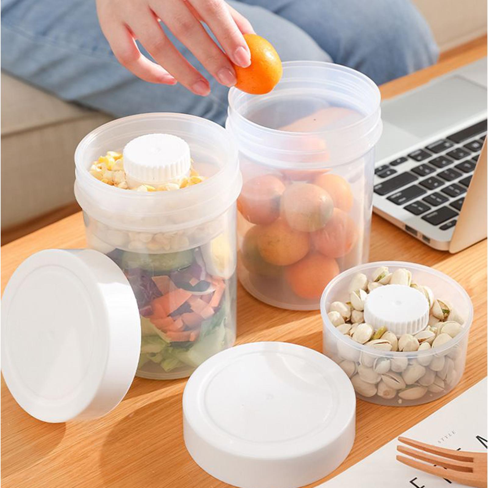 Frascos de salada com tampas,  - Meal Prep Jar Salad avaliação e preço