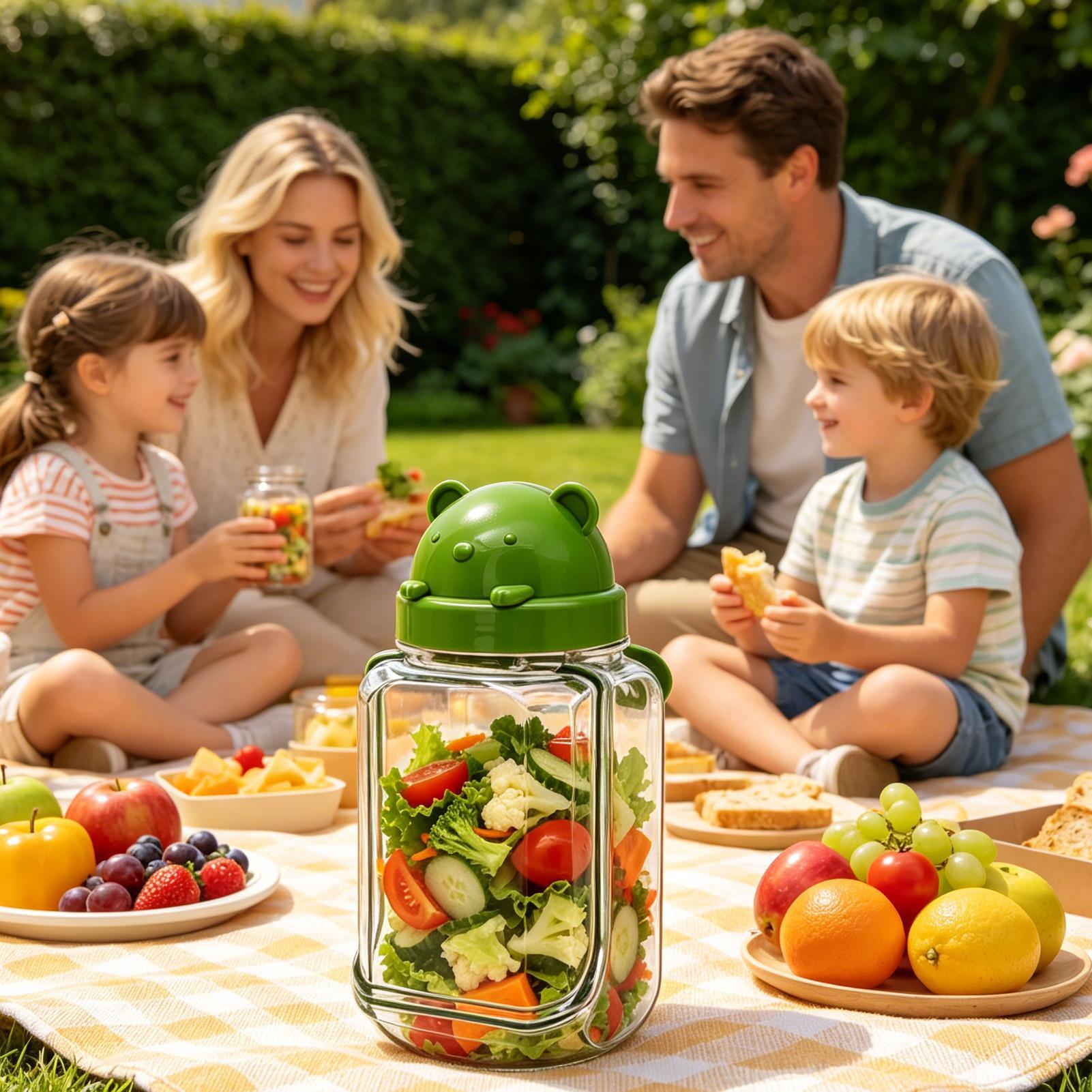 Potes para preparação de refei - Meal Prep Jar Salad avaliação e preço